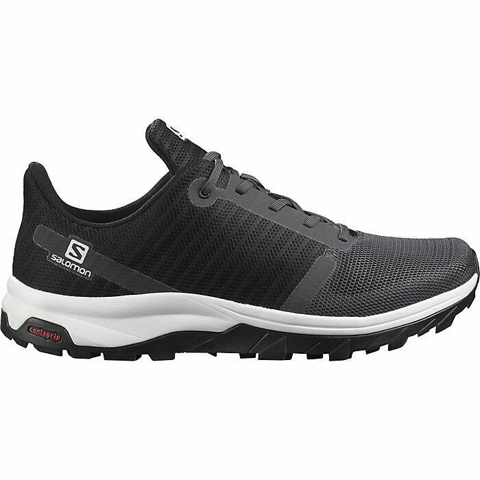 Salomon Outbound Prism Black White Running Trail Shoes Sneakers Men`s Sizes 8-13 - Black