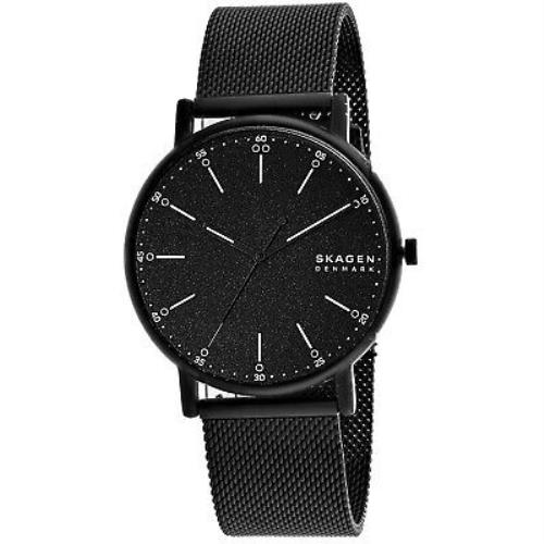 Skagen Men`s Signatur Black Dial Watch - SKW6579