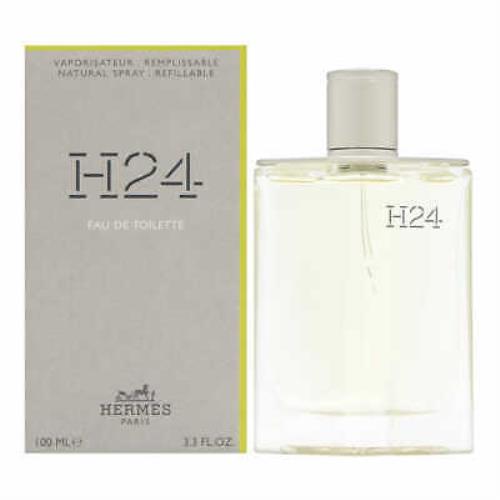 H24 by Hermes For Men 3.3 oz Edt Refillable Spray
