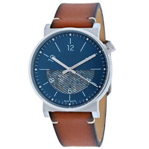 Fossil Men`s Barstow Blue Dial Watch - ME3168