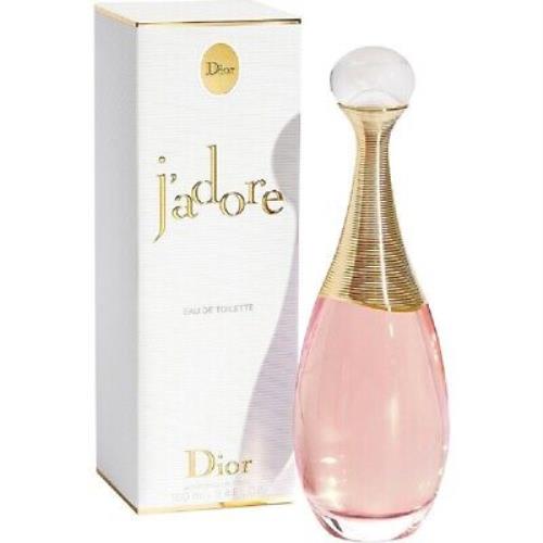 J`adore Christian Dior 3.4 oz / 100 ml Eau de Toilette Edt Women Perfume