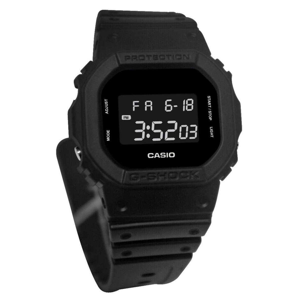 Casio DW5600BB-1 G-shock Lcd Digital Dial Black Resin Band Watch