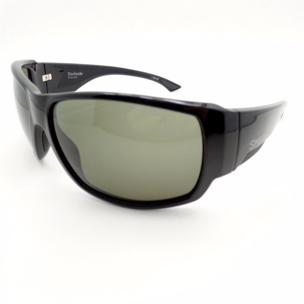 Smith Optics Dockside Black Polarized Chroma Pop Sunglasses