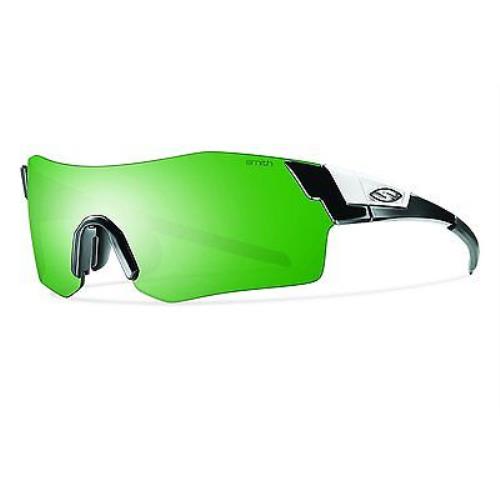 Smith Optics Pivlock Arena Sunglasses Black w Green Sol-x Clear Ignitor Lens