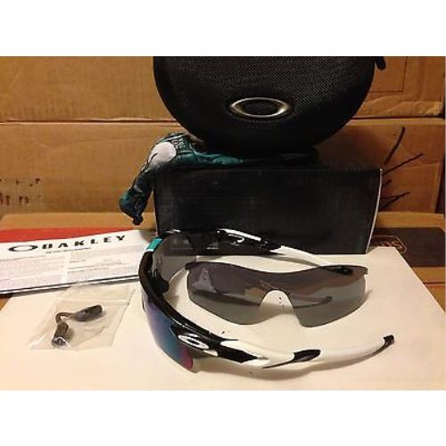 Oakley sunglasses  - Polished Black Frame, Jade Iridium & Black Iridium Lens 0