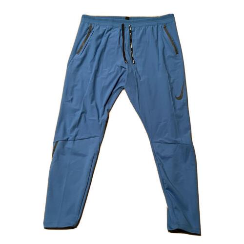 Nike Men s Swift Flex Running Pants Blue Reflective BV4809-402 Size XL