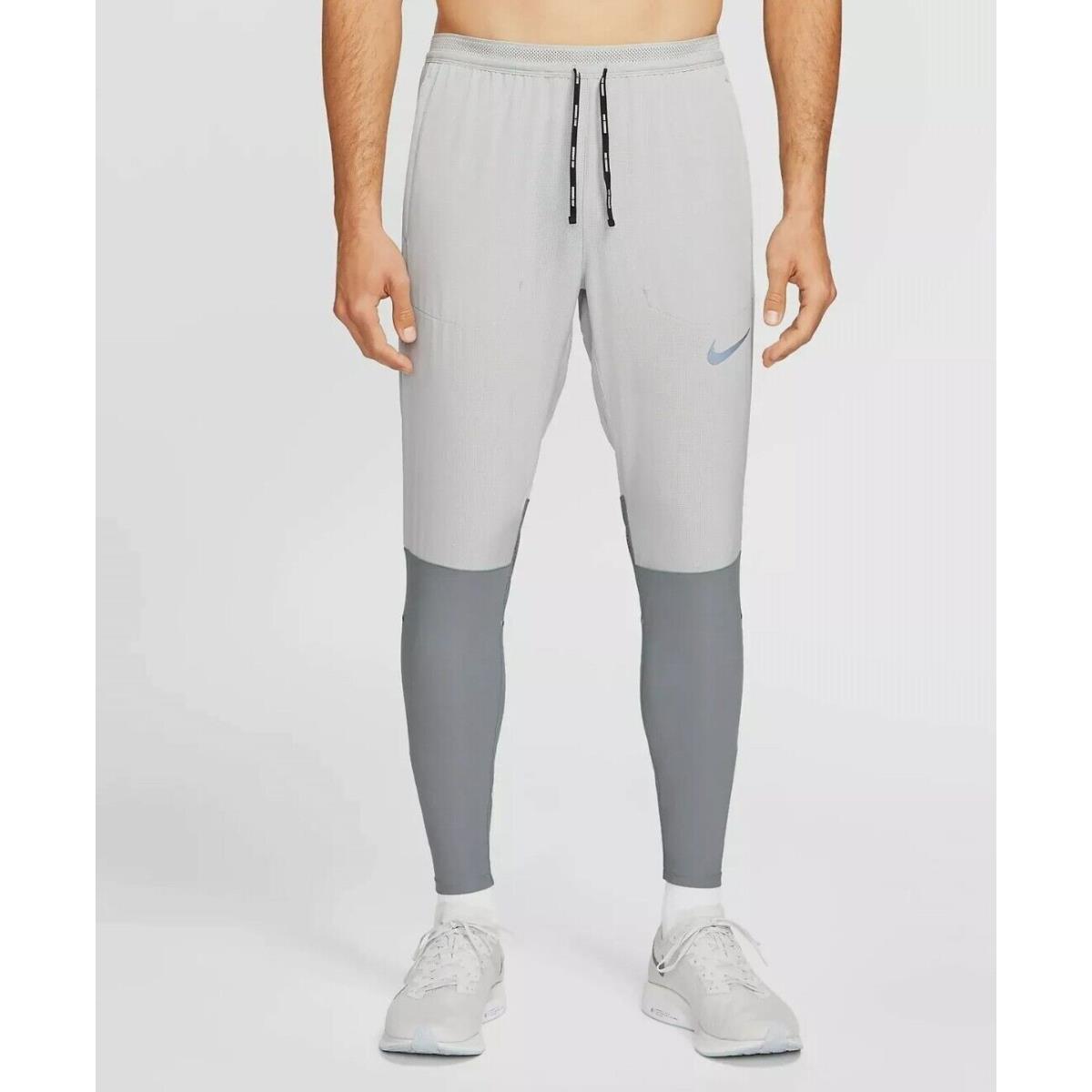 Nike Swift Flyvent Slim Fit Running Pants Smoke Gray Size 4XL CU5493-077