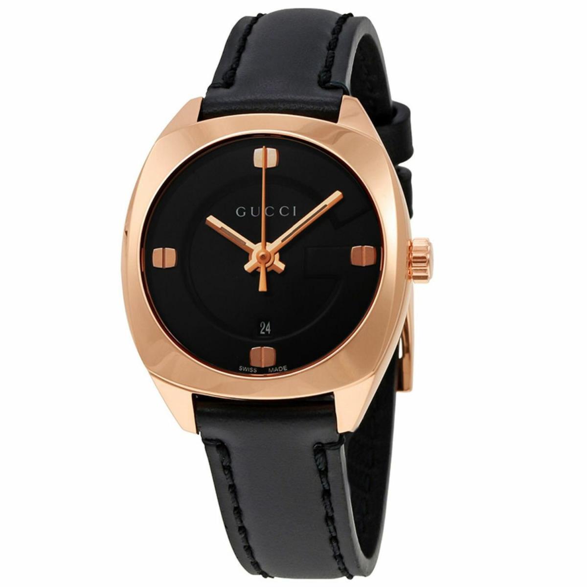 Gucci YA142509 Women`s GG2570 Black Quartz Watch