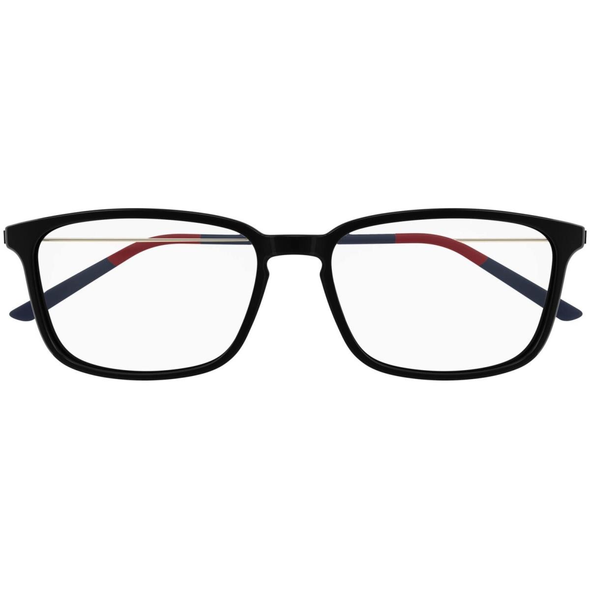 Gucci Men`s Eyeglasses Black Plastic/metal Rectangular Shape Frame GG1056OA 001