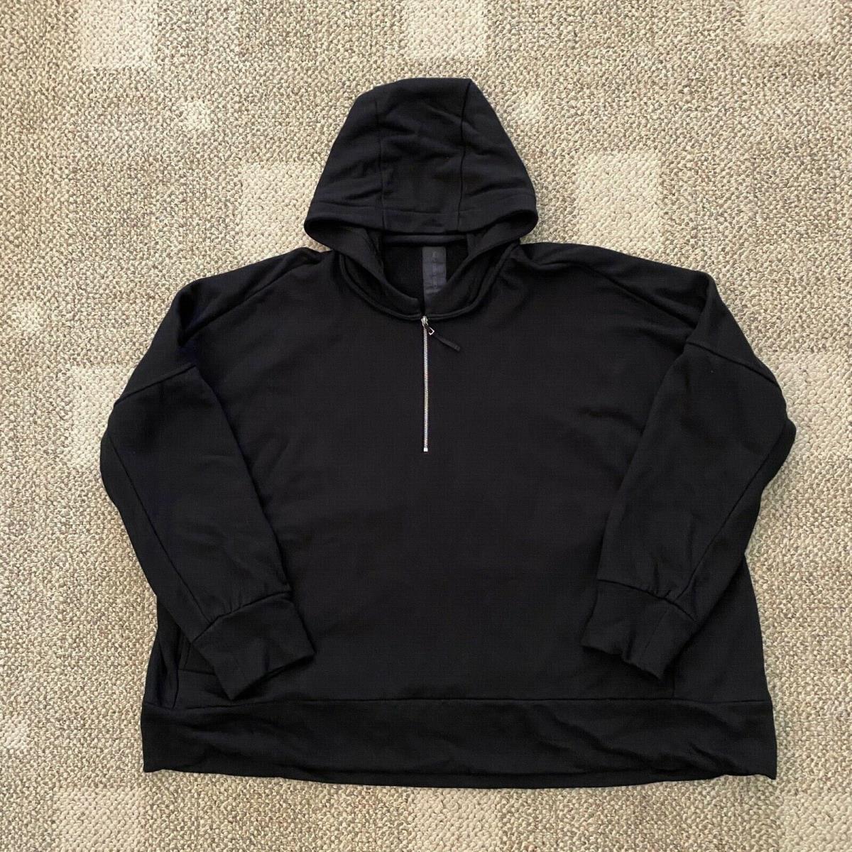 Nike Esc Every Stitch Considered Women`s Med M 1/4 Zip Hoodie Black CW3739
