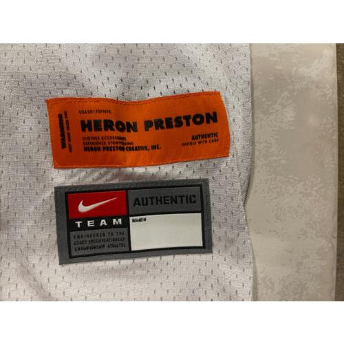 Nike x Heron Preston Oversized Jersey White Orange CI2060-100 Men s 3XL ...