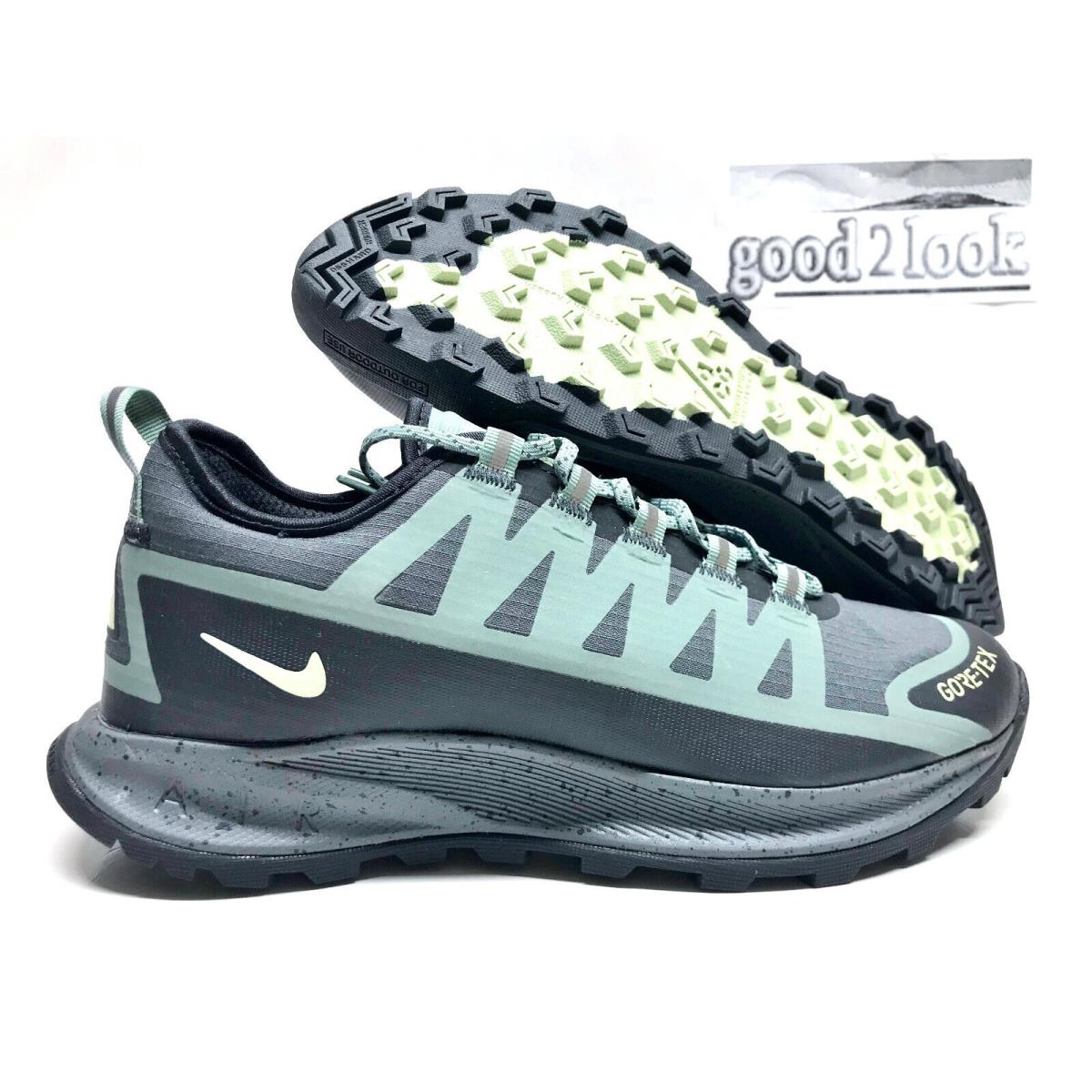 Nike Acg Air Nasu Gore-tex `clay Green` Trail Running Shoes Women`s Size 6.5