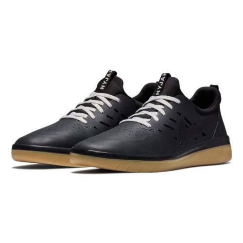 Nike SB Nyjah Free Huston Zoom Air Skate Shoes Mens Size 8 Black Gum AA4272 002