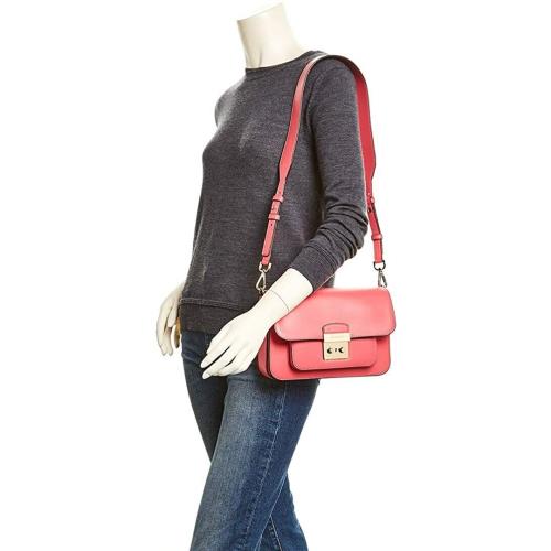 Michael Kors Sloan Editor Rose Pink Leather Shoulder Bag