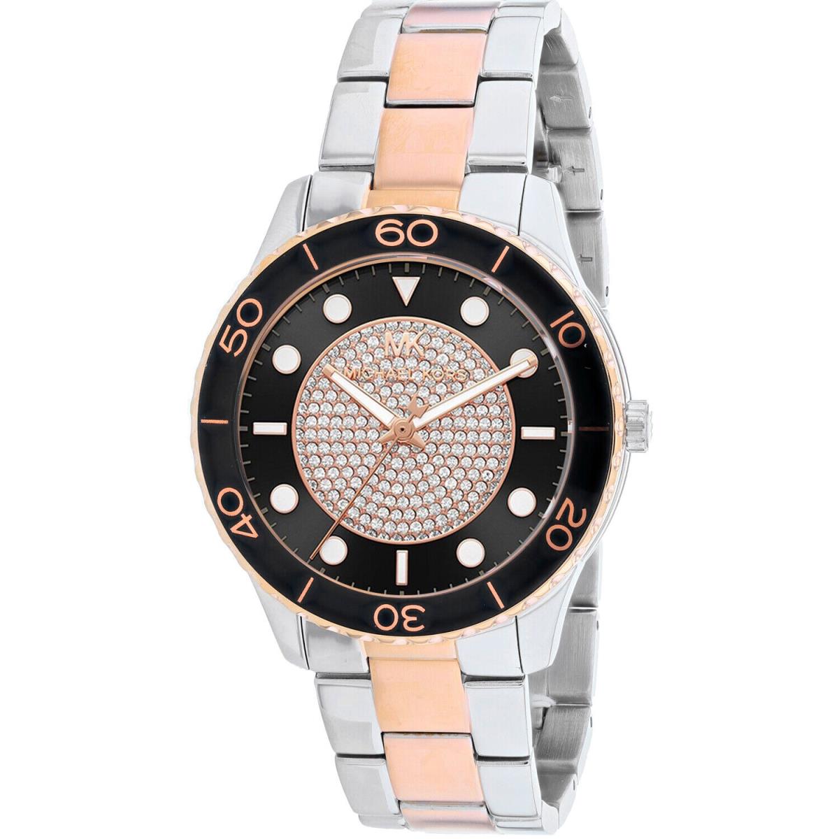 Michael Kors Women`s Runway Black Dial Watch - MK6960