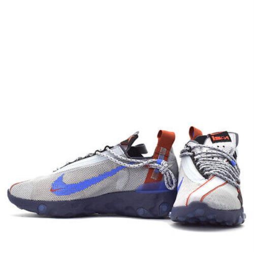 Nike React Ispa Athletic Shoes - Wolfgry/sapphir/dustpeach - M 8 / W 9.5
