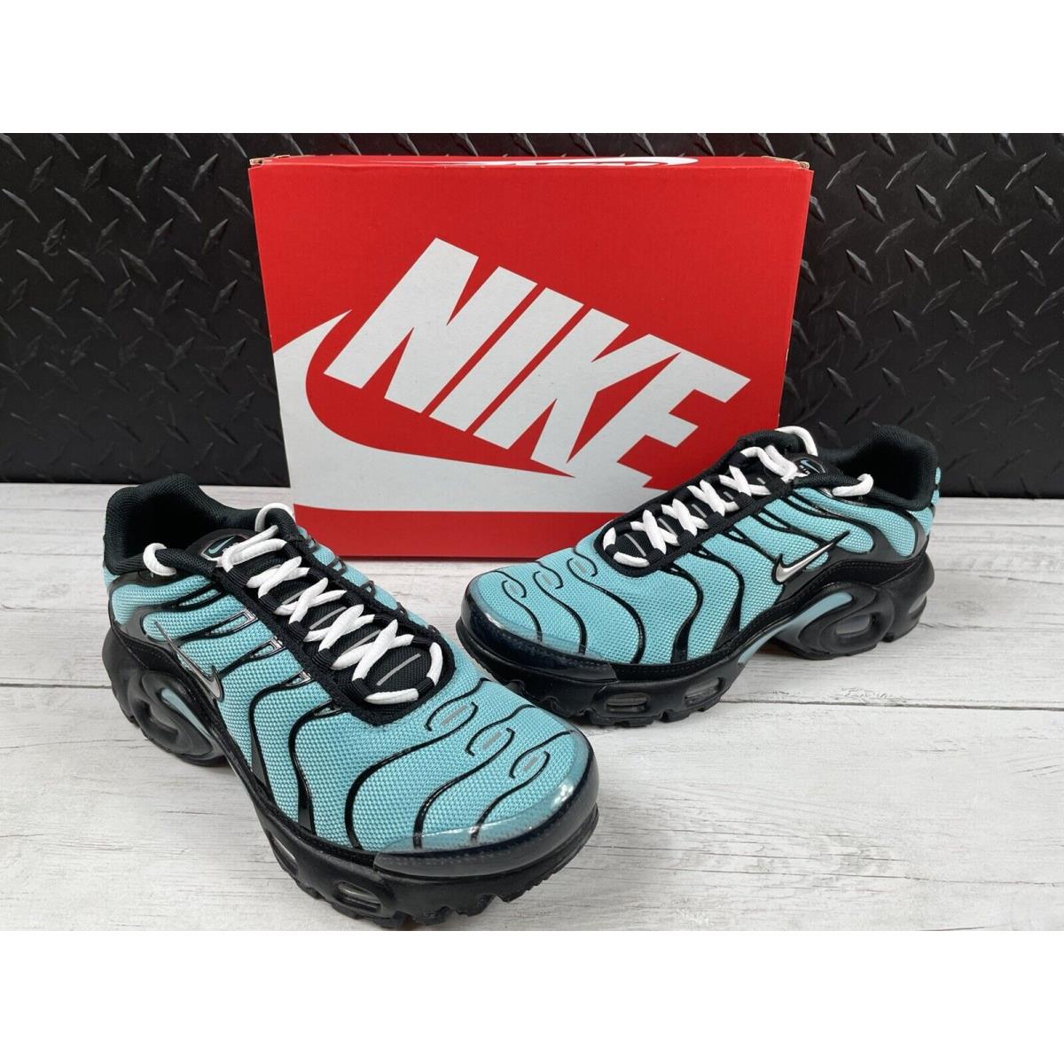 Nike Air Max Plus GS Shoes Tiffany s Teal Black CD0609-405 Sz 4.5y Wmns Sz 6 - Black