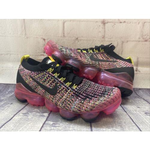 nike air vapormax flyknit 3 black and pink