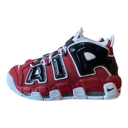 Nike Air More Uptempo `96 Shoes Hoops Pack Bulls Red Black 921948-600 Mens 7.5 - Red