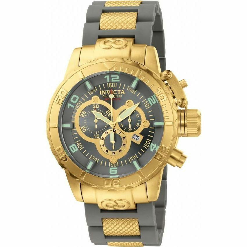 Invicta Men`s Corduba 200M Gray Dial Two Tone Bracelet Watch IN6677 / 6677