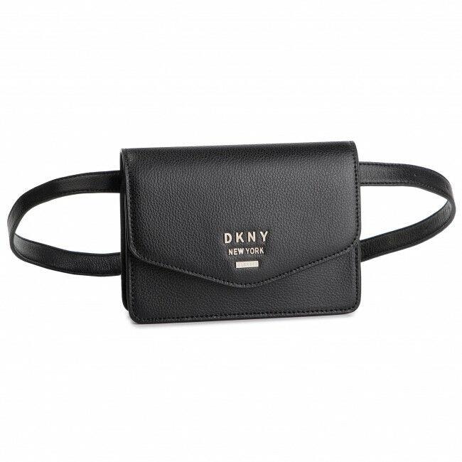 Dkny Whitney Leather Belt Bag - Black - Black Exterior