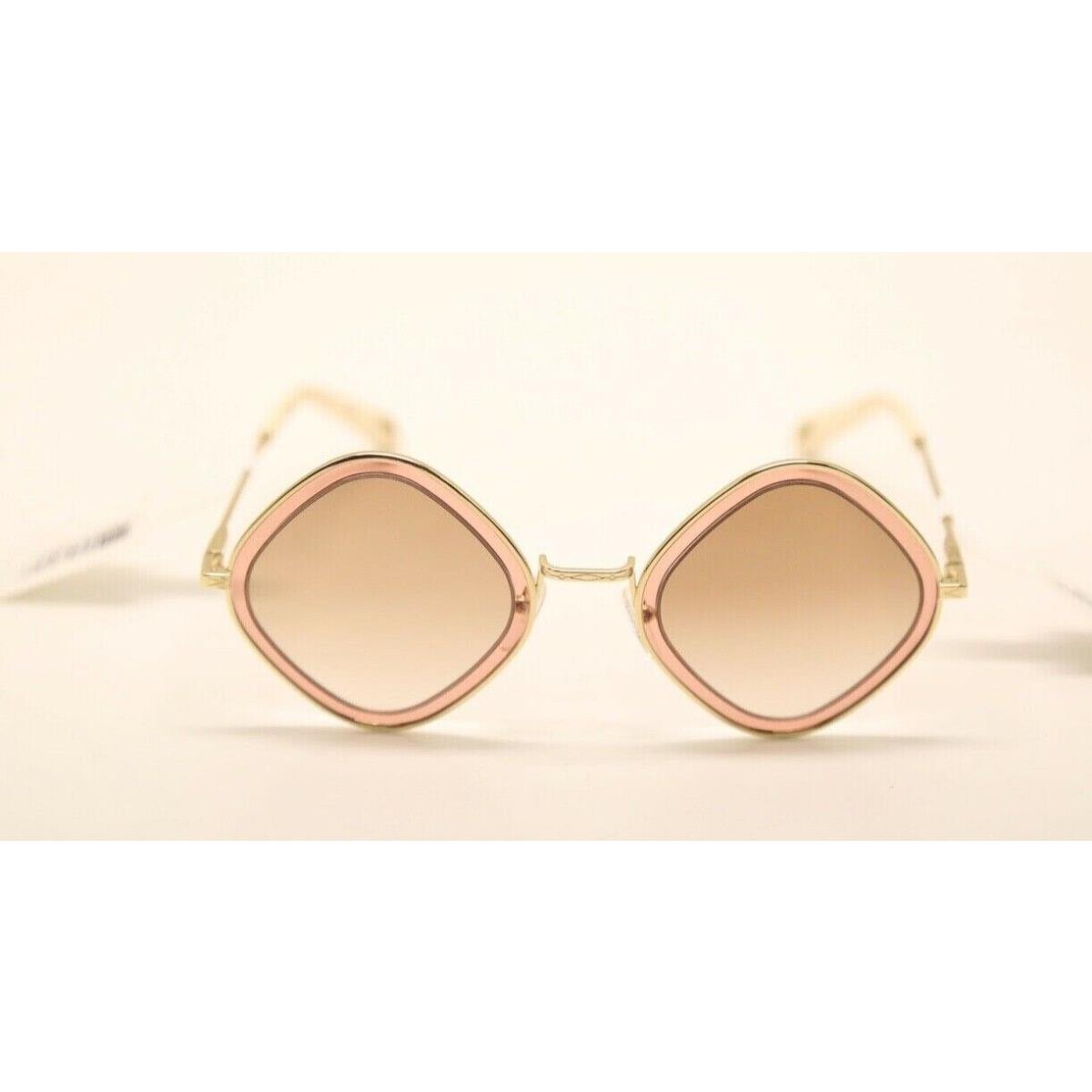 Chloe CE165S 880 Gold/light Pink/brown Shaded Sunglasses 1064