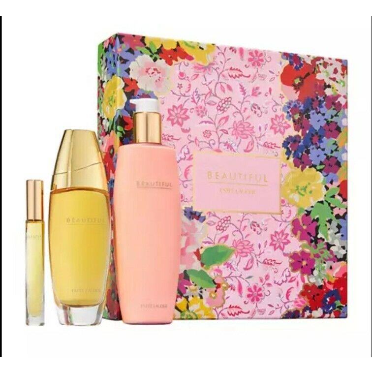 Estee Lauder Beautiful Romantic Luxuries Gift Set 3.4 Edp 8.4 Perfumed RB