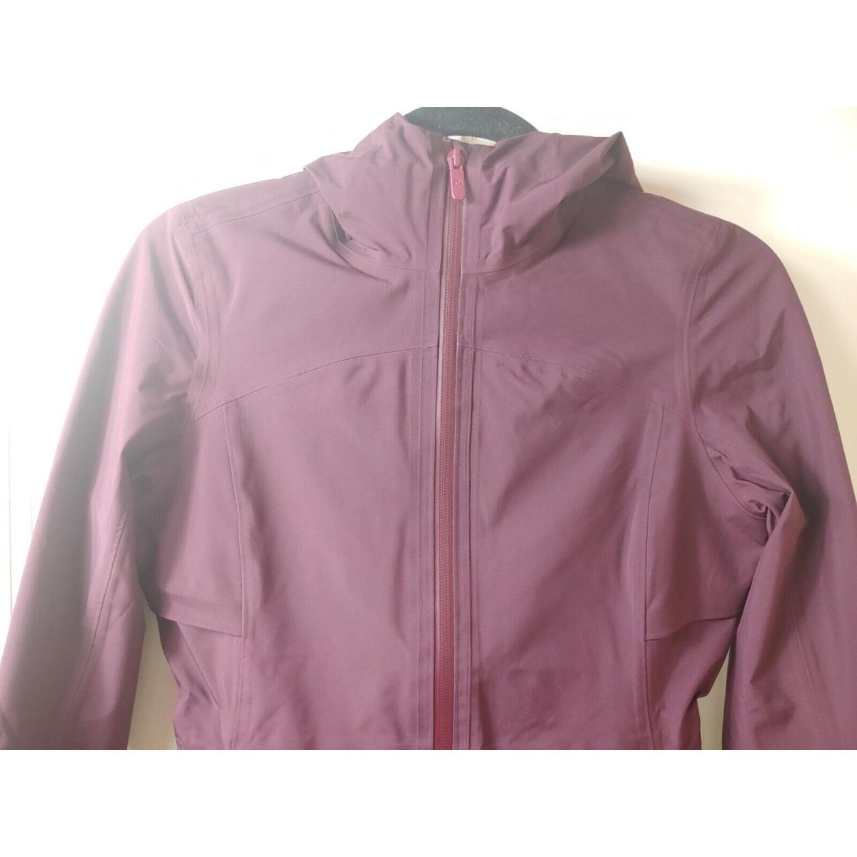 Lululemon Rain Rules Jacket Cassis Sz0 Waterproof Glyde Softshell Coat Cssi