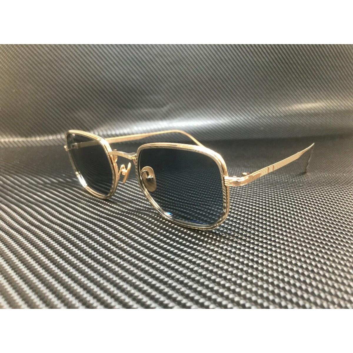 Persol PO5006ST 800556 Gold Silver Square Round Men`s Titanium 47 mm Sunglasses