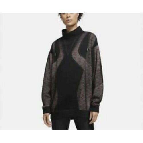 Nike City Ready Engineered Fleece Cold Shoulder Oversized Sweatshirt