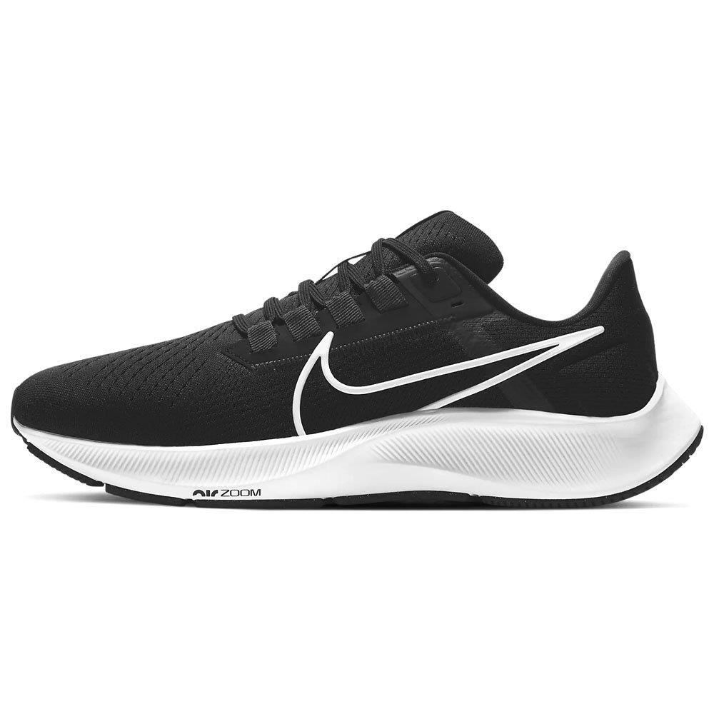 Nike Men`s Air Zoom Pegasus 38 Road Running Shoes CW7356-002 Black White Anthracite Volt