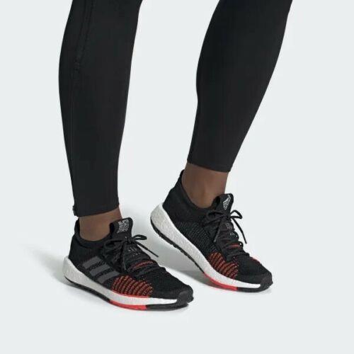 adidas running pulseboost trainers in black