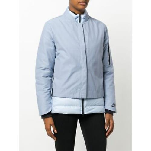 Women`s Size XL Nike Sportswear Aeroloft 3-in-1 Jacket Coat Blue 854751-023