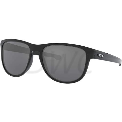 Oakley Men`s Oo9342 Polished Black Iridium Sliver R Polarized Sunglasses