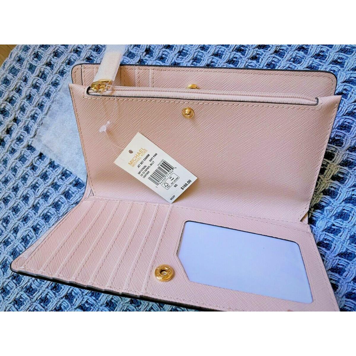 Michael Kors Jet Set Charm Saffiano Leather Continental Wallet Soft Pink - Michael  Kors wallet - 194900713044 | Fash Brands