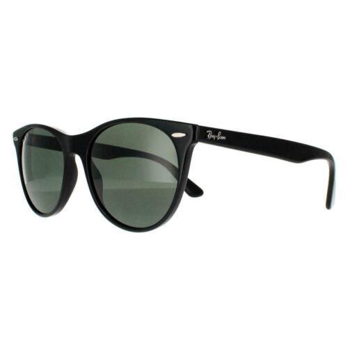Ray-ban Wayfarer ll Polarized Green G-15 55mm Sunglasses RB2185 901/58 55-18 - Black/Polarized Green Classic G-15 , Black Frame, Green Lens