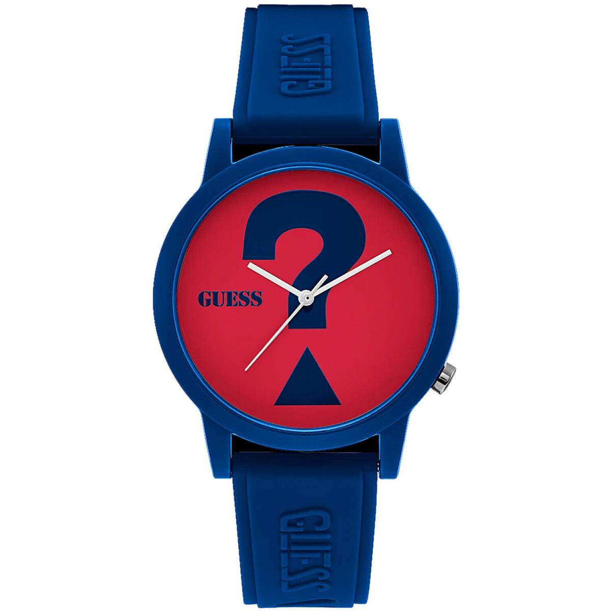 Guess Men`s Classic Red Dial Watch - V1041M4