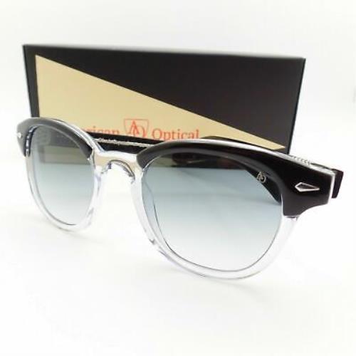 AO American Optical Times Black Crystal Grey Fade Nylon Sunglasses