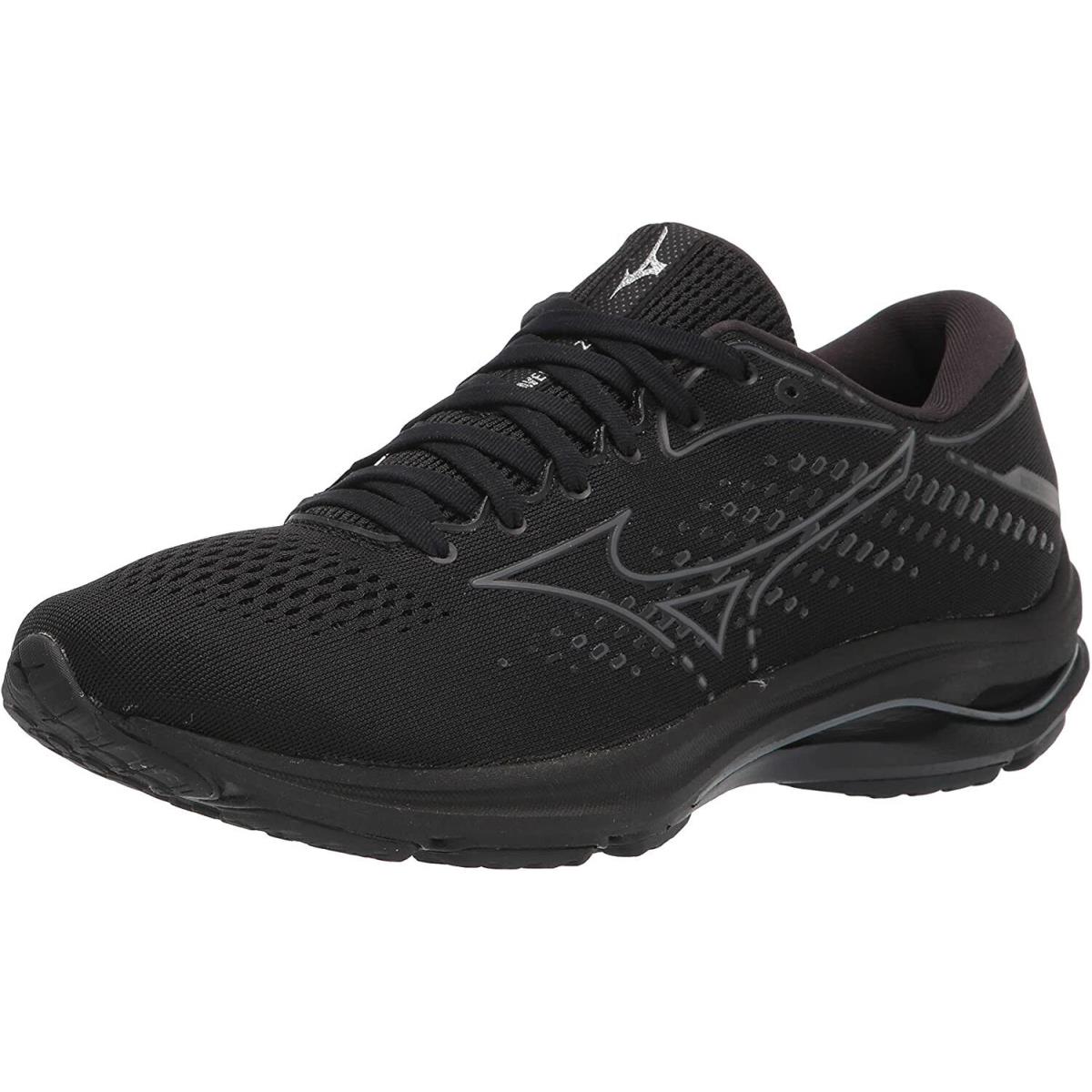 Mizuno Women`s Wave Rider 25 Running Shoe Black/Onyx