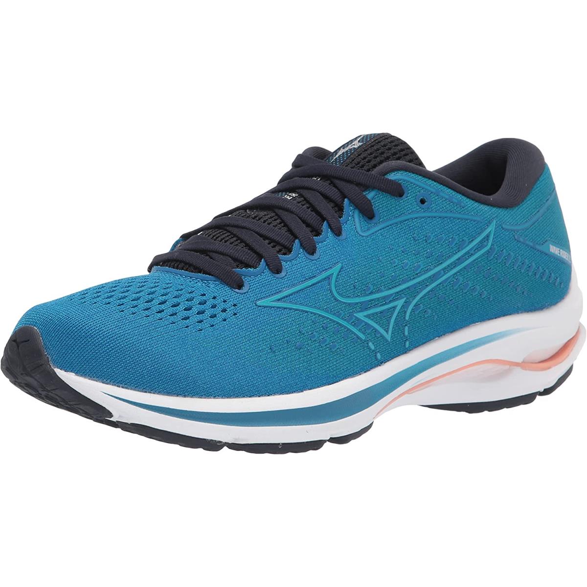 Mizuno Women`s Wave Rider 25 Running Shoe Imperial Blue-vivid Blue