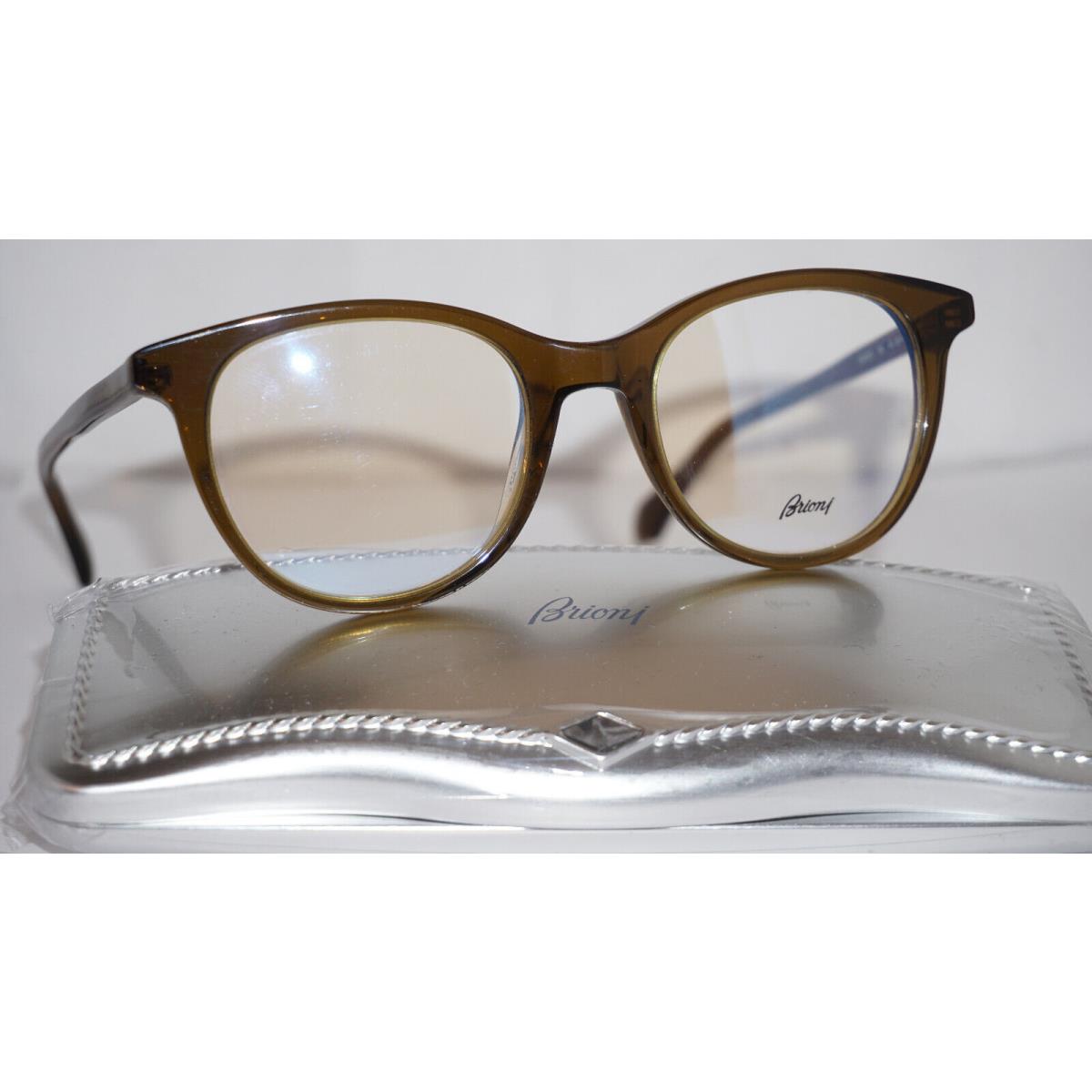 Brioni Eyeglasses Brown Transparent BR0032O 003 49 20 145