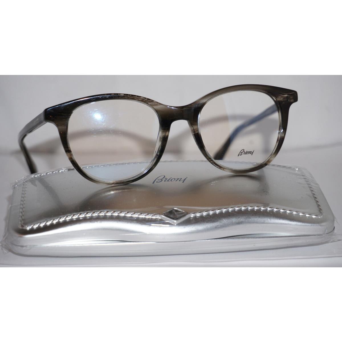 Brioni Eyeglasses RX Grey Havana Transparent BR0032O 004 49 20 145