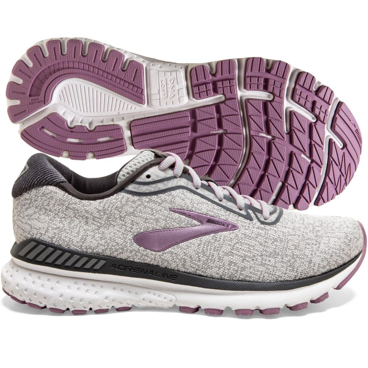 brooks adrenaline gts 20 womens purple