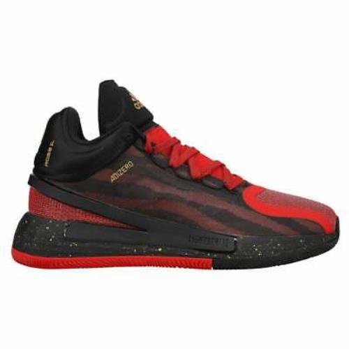 Adidas FY3444 D Rose 11 Mens Basketball Sneakers Shoes Casual - Black Red