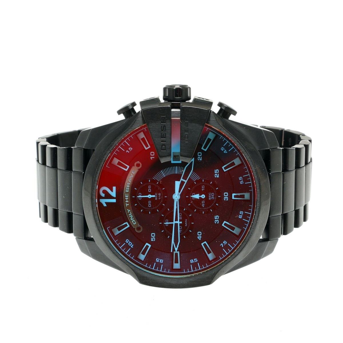 Diesel Mega Chief Chronograph Black 51mm Bracelet Watch 3209