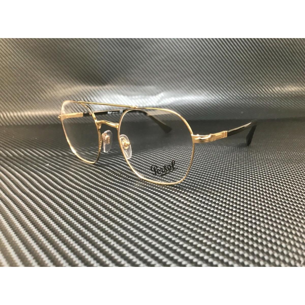 Persol PO2483V 1097 Gold Square Rectangle Men`s 52 mm Eyeglasses