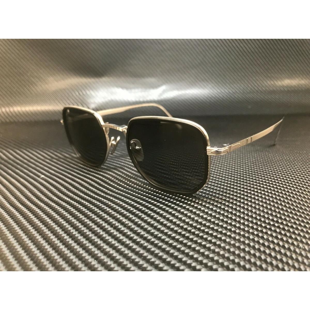 Persol PO5006ST 8006B1 Silver Black Square Round Men`s Titanium 47 mm Sunglasses