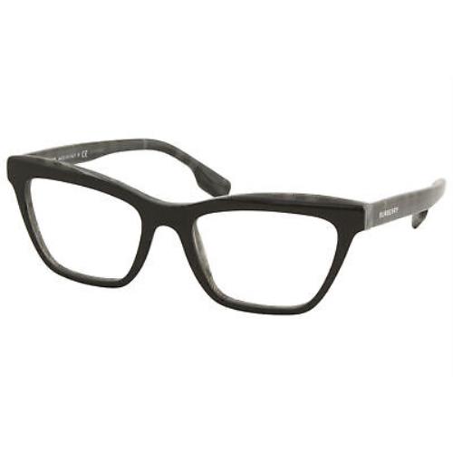 Burberry Men`s Eyeglasses BE2309 BE/2309 3829 Black/charcoal Optical Frame 52mm