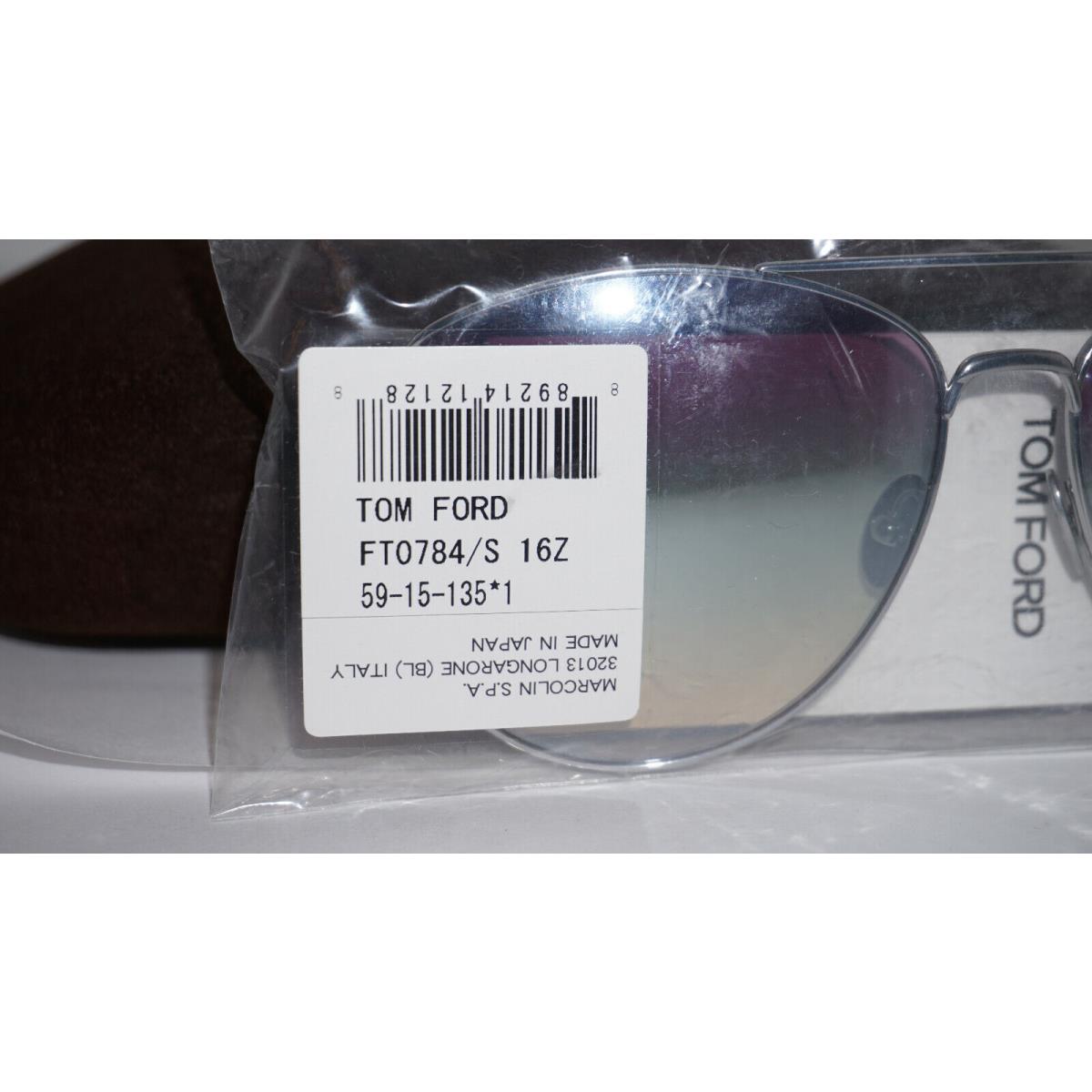 Tom Ford Sunglasses Aviator Silver Silver Mirror FT0784/S 16Z 59 15 135 - Tom  Ford sunglasses - 889214121288 | Fash Brands