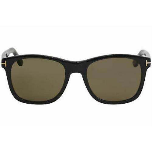 Tom Ford ERIC-02 TF595-F 01J Shiny Black Sunglasses 55-19 - Tom Ford  sunglasses - 013033226385 | Fash Brands